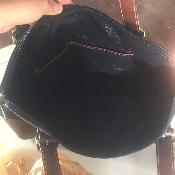 Fossil leather business bag - Picture 3 of 6